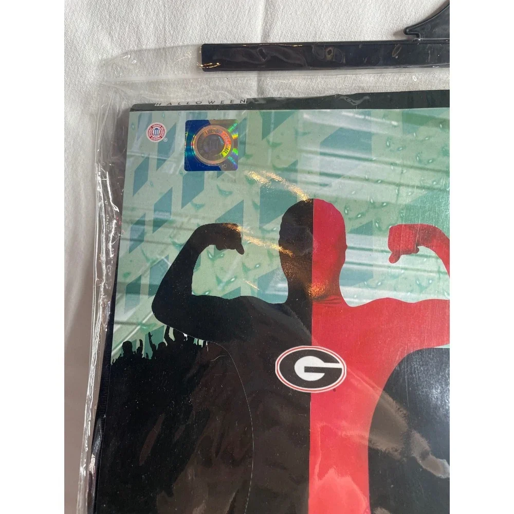 University of Georgia Bulldogs Skin Suit Child Costume Red Black G Logo